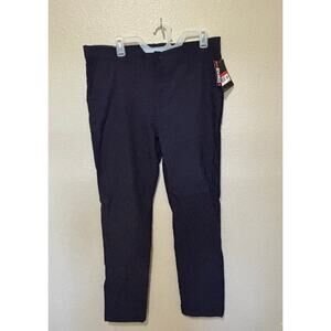 NWT Men’s Galaxy by Harvic Navy Stretch Khaki Classic Pant Sz 34 X 32